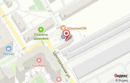Мастерская по ремонту мобильных устройств на Центральной улице на карте