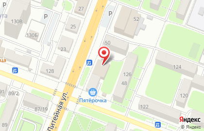 Банкомат Среднерусский банк Сбербанка России на Литейной улице, 50а на карте