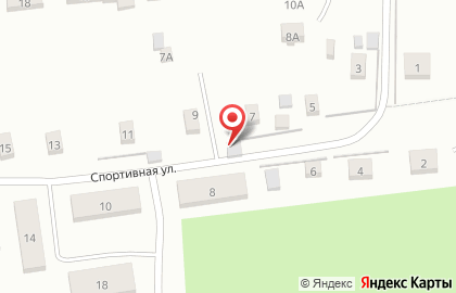 Продуктовый павильон Продуктовый павильон на Спортивной улице на карте
