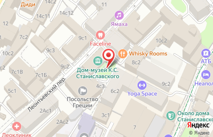 Дом-музей К.С. Станиславского на карте