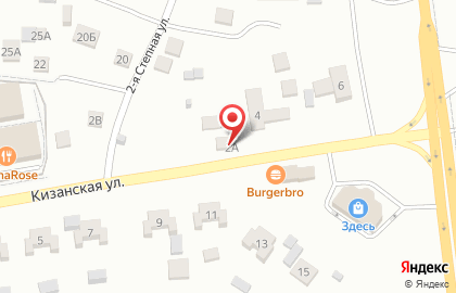 Продуктовый магазин в Астрахани на карте