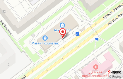 Торговый центр Атмосфера в Заволжском районе на карте