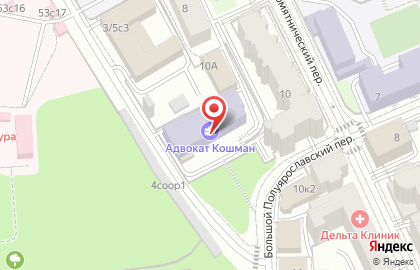 Московское адвокатское агентство №3 на карте