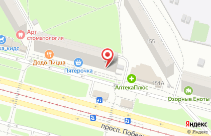 Многопрофильный магазин на проспекте Победы на карте