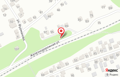 Берёзка на Железнодорожной улице на карте
