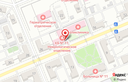 Клиническая больница № 11 на улице Краснопресненская, 20 на карте