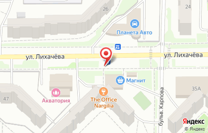 Бриз на улице Лихачёва на карте