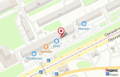 Магазин Фокс в Оренбурге на карте
