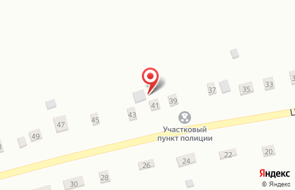Фельдшерско-акушерский пункт октябрьской районной больницы на Центральной улице на карте