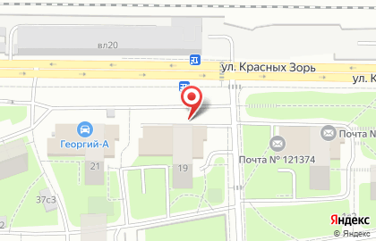 Ящик для продовольственных пожертвований Дари еду! на улице Красных Зорь на карте
