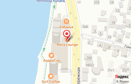 Кальян-бар Мята Lounge в Краснодаре на карте