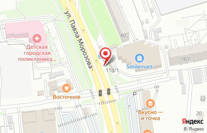 Мир сухофруктов на улице Морозова Павла Леонтьевича на карте