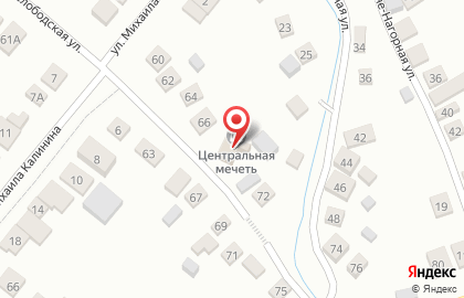 Центральная мечеть в Казани на карте