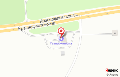 АЗС Газпромнефть в Санкт-Петербурге на карте