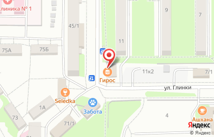 Магазин Бочонок в Калининском районе на карте