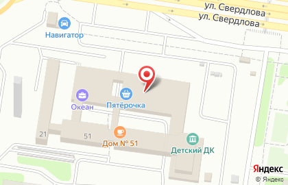 Центр бытовых услуг в Автозаводском районе на карте