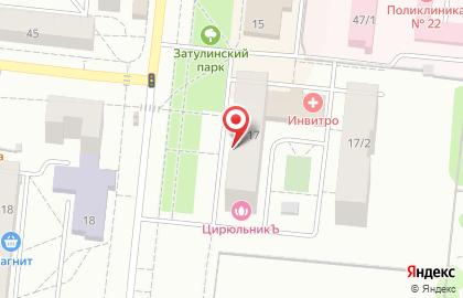 Зоомагазин Фауна в Кировском районе на карте