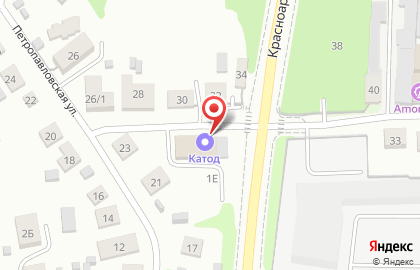 Аккумуляторный центр Катод на Красноармейской улице на карте