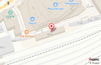 Московское железнодорожное агентство на карте