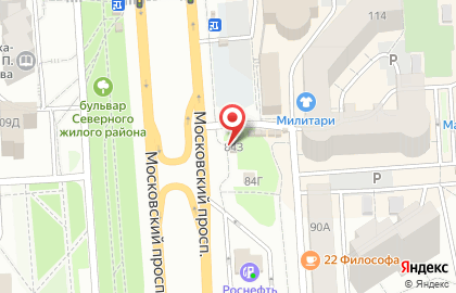 Шиномонтажная мастерская в Коминтерновском районе на карте