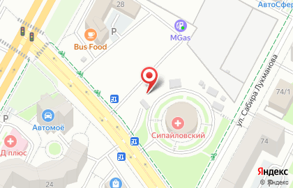 Магазин автозапчастей в Уфе на карте