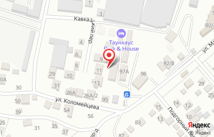 Апартаменты Park & House на улице Маркова на карте