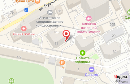 Школа красоты Арт Мастер в Свердловском районе на карте