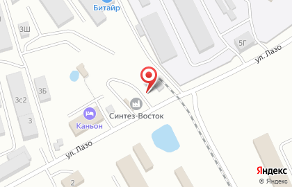 Пирожковая на улице Лазо на карте