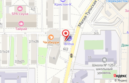 Киоск по продаже печатной продукции, Даниловский район на 2-й Рощинской улице на карте