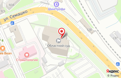 Рязанский областной суд на Спортивной улице на карте