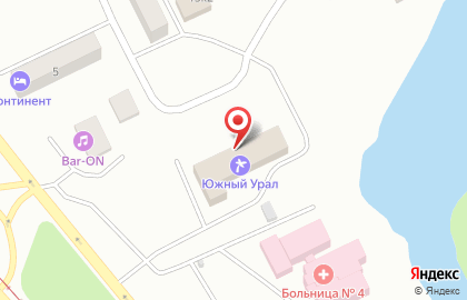 Санаторий Южный Урал на карте