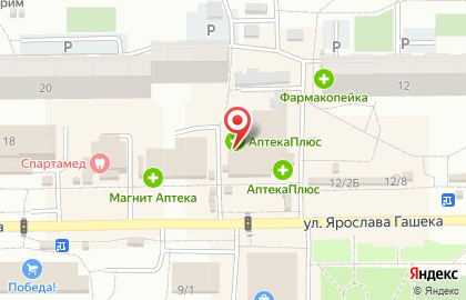 Магазин Удачный сад в Ленинском районе на карте