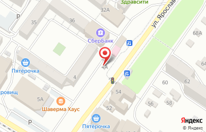 Магазин овощей и фруктов в Ингодинском районе на карте