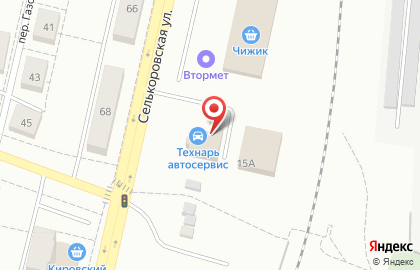 Магазин Bardahl 96 на Селькоровской улице на карте