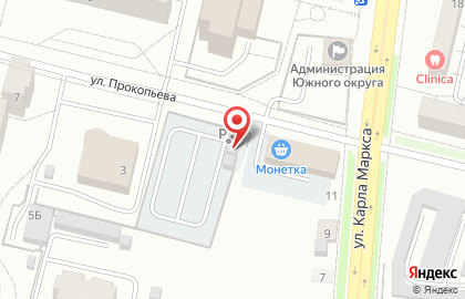 Автостоянка в Екатеринбурге на карте