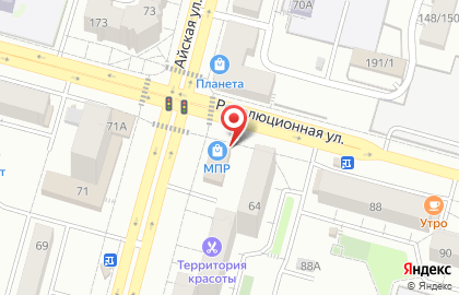 Банкомат ИнвестКапиталБанк в Советском районе на карте