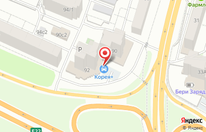 Магазин-склад автозапчастей для автомобилей корейского производства Korea+ на Червишевском тракте на карте