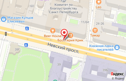 Музей шоколада на Невском проспекте на карте