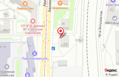 Мир вина на Авиамоторной улице на карте