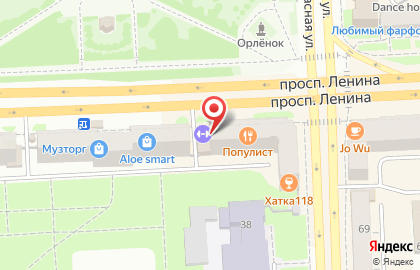 Стоматологический центр Зуб Dаю на проспекте Ленина на карте