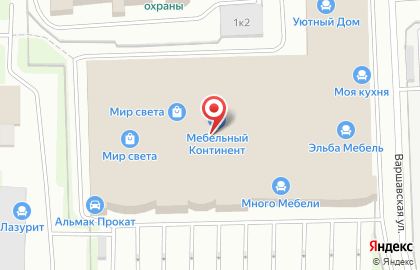 Багетная мастерская АртДеко на Варшавской улице на карте