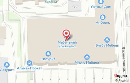 Багетная мастерская АртДеко на Варшавской улице на карте