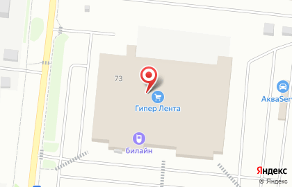 Лента в Кировском районе на карте