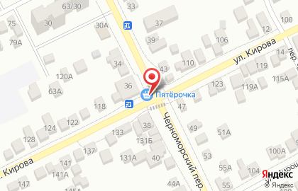 Супермаркет Пятёрочка в Ростове-на-Дону на карте