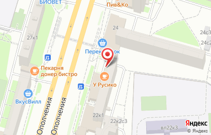 Компания DOMOVOZOV на улице Народного Ополчения на карте