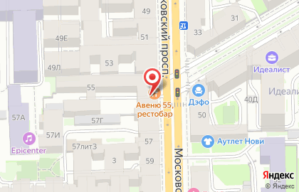 Интернет-магазин TOPTOP.RU на Московском проспекте на карте