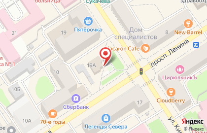 Фирменный салон обуви Юничел в Петрозаводске на карте