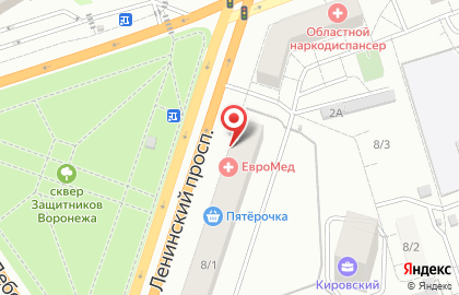 Магазин автозапчастей в Воронеже на карте