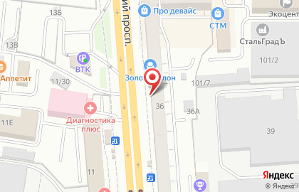 Фирменный магазин Тортьяна в Коминтерновском районе на карте