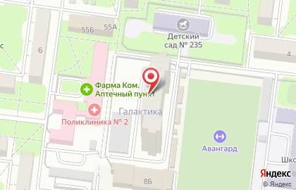 Квартирное бюро Аренда жилья ИП Грязнова Д.М. в Засвияжском районе на карте